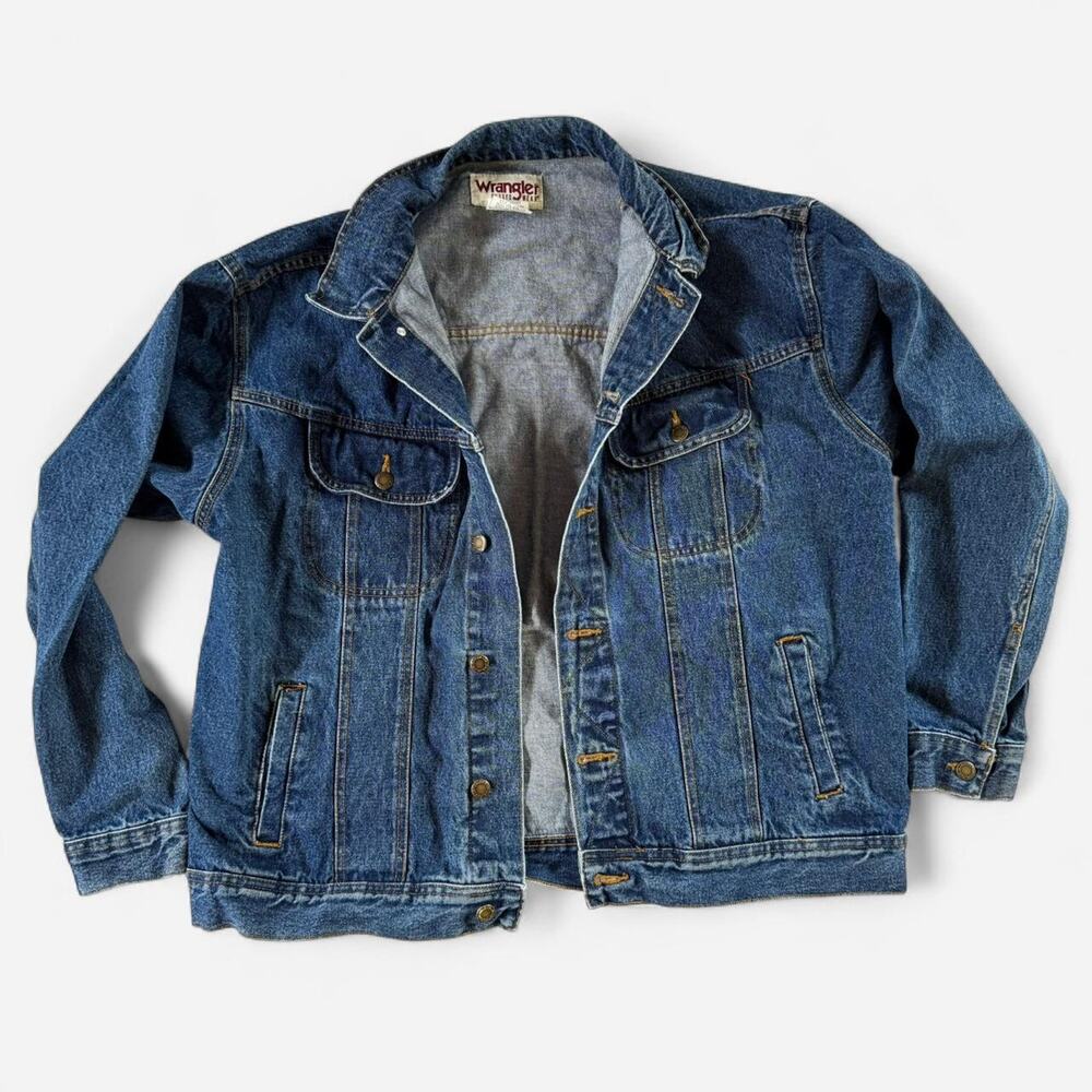 Wrangler Rugged Wear Denim Button-Up Jacket